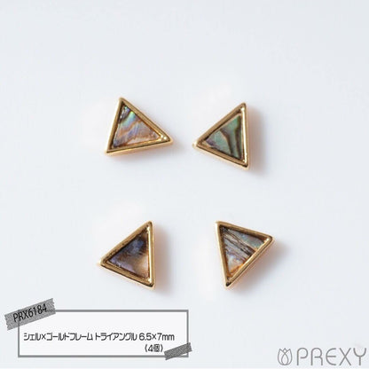 SHELL X GOLD FRAME TRIANGLE PRX6184