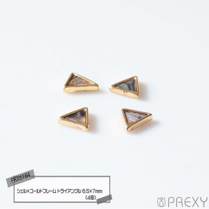 SHELL X GOLD FRAME TRIANGLE PRX6184