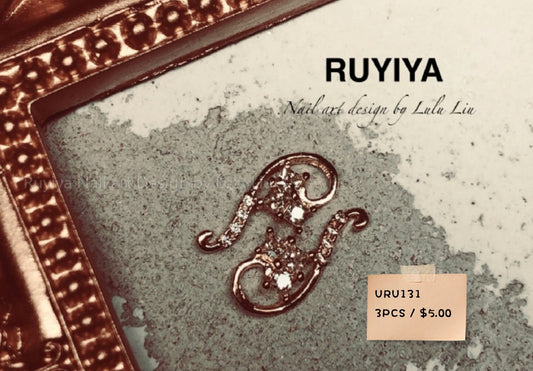 GOLD CONNECTING SQUARE CRYSTAL VINES URU131