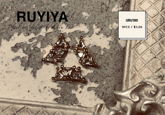 GOLD TRIANGLE STITCHING TRAPEZOID URU180