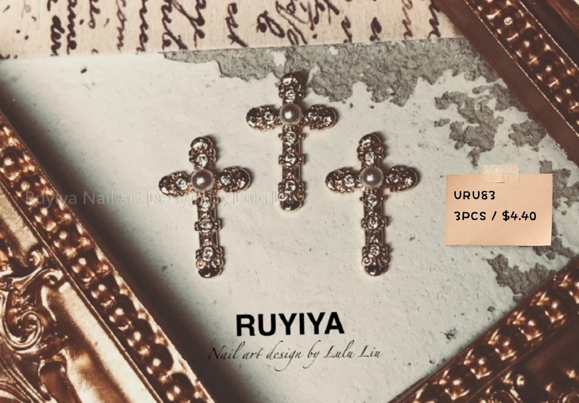 GOLD PEARL LONG CROSS URU83