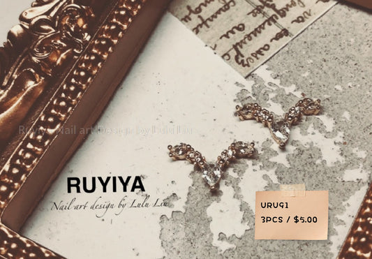 GOLD TEARDROP CRYSTAL SEAGULL URU91