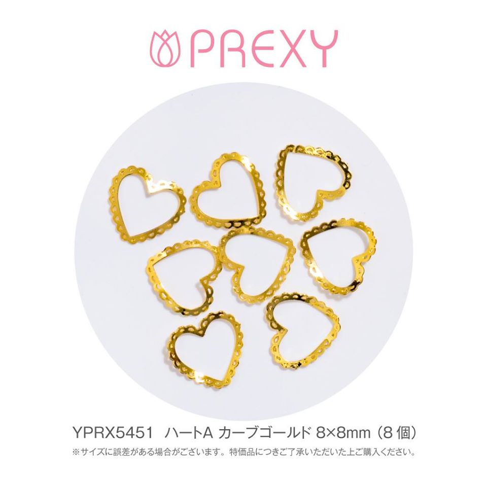 HEART CURVE FRAME GOLD YPRX5451