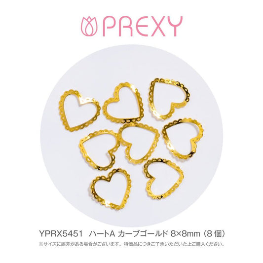 HEART CURVE FRAME GOLD YPRX5451