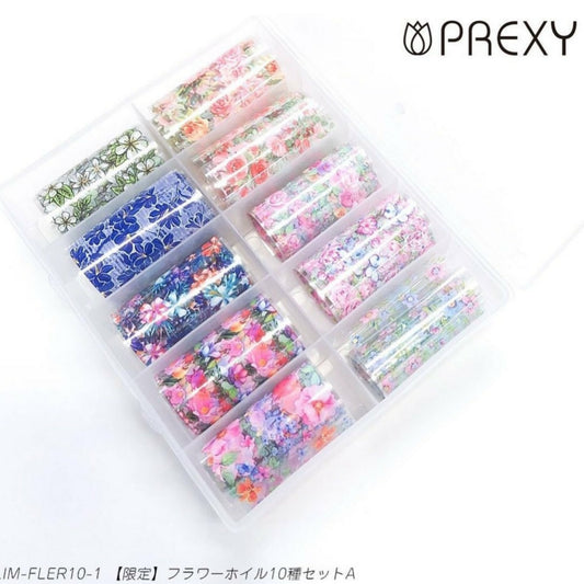FLORAL FOIL 10PC BOX SET LIM-FLER10-1