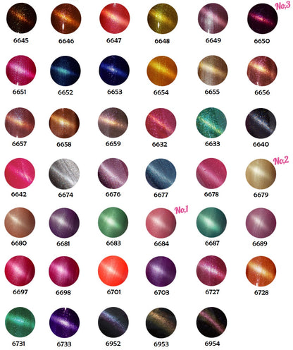 KIMAGURE CAT EYE GEL 6698 PEARL MAROON EYE