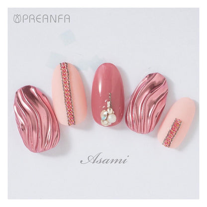 PREANFA MIRROR POWDER ROSE PINK MJF-004