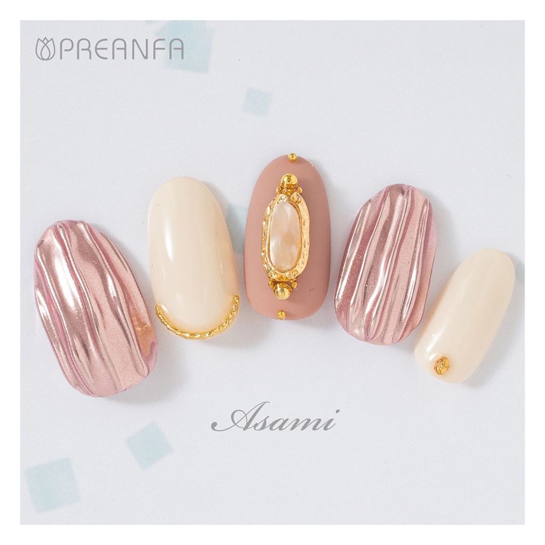 PREANFA MIRROR POWDER LIGHT PINK MJF-003
