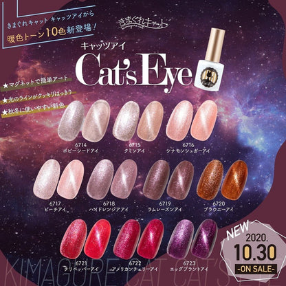 KIMAGURE CAT EYE GEL 6723 EGGPLANT EYE