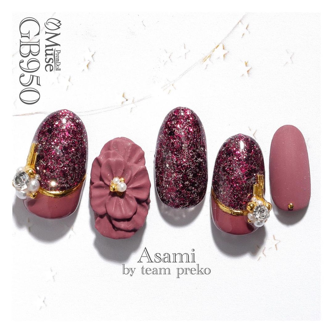 PREMDOLL MUSE GB950 BURGUNDY DRESS