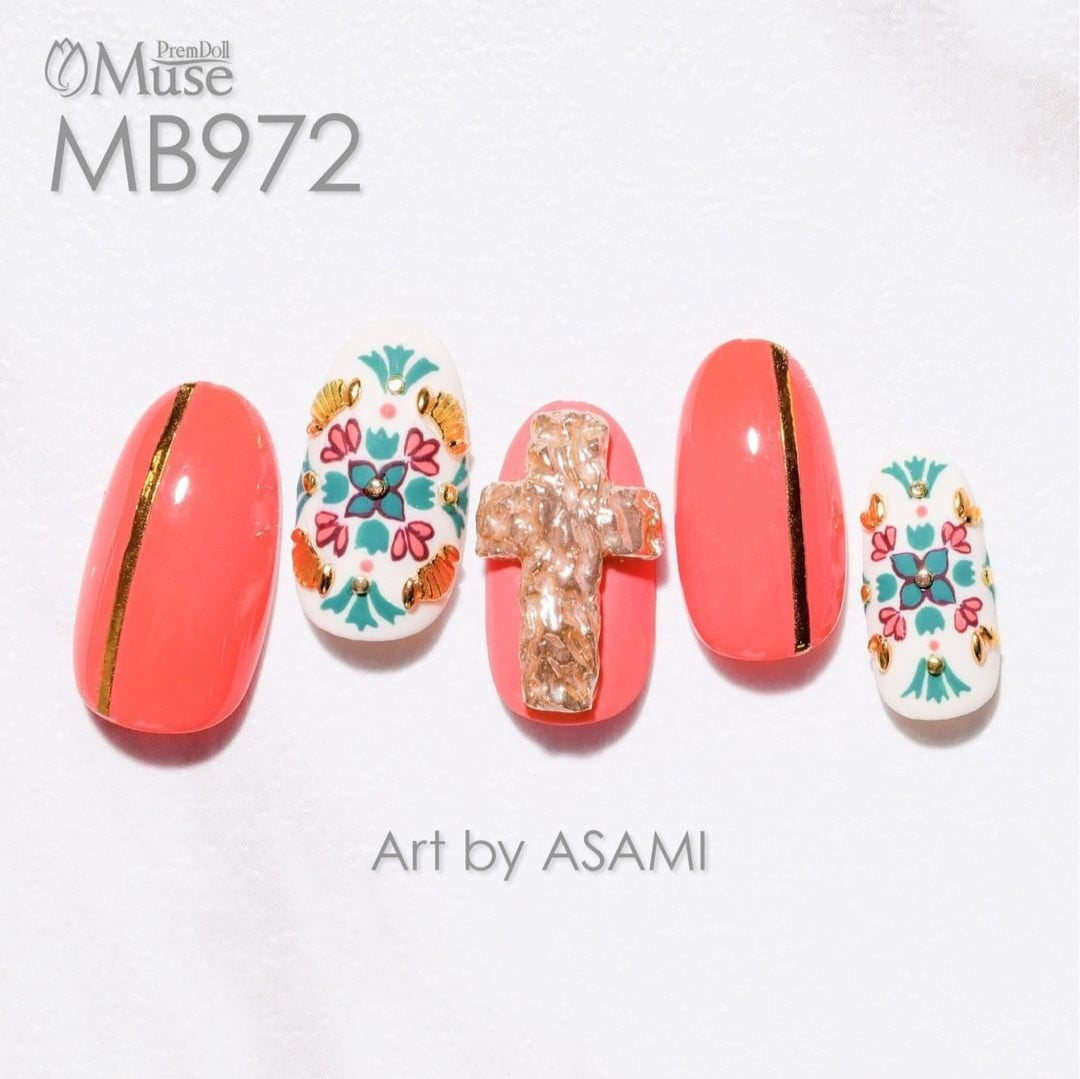 PREMDOLL MUSE MB972 CORAL CROSS