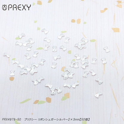 PREXY RIBBON SUGAR SILVER PRX4979