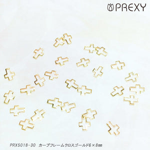 CURVED FRAME CROSS GOLD PRX5018