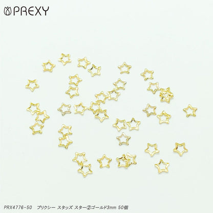 PREXY STUDS STAR ② GOLD