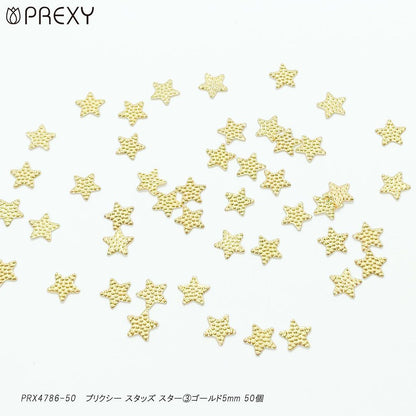 PREXY STUDS STAR ③ GOLD PRX4786