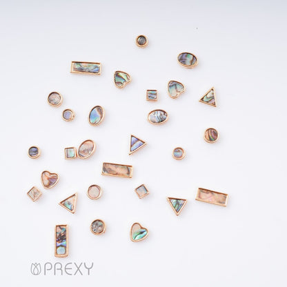 SHELL X GOLD FRAME TRIANGLE PRX6184