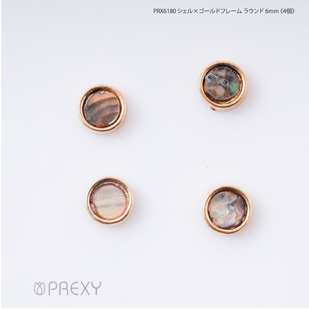 SHELL X GOLD FRAME ROUND PRX6180