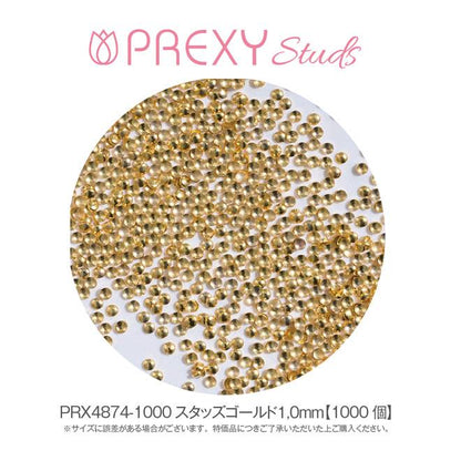 PREXY STUDS GOLD 1.0mm PRX4874