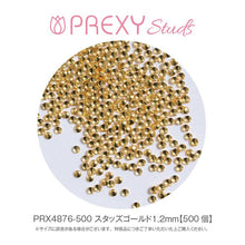 Load image into Gallery viewer, PREXY STUDS GOLD 1.2mm PRX4876
