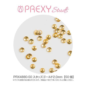 PREXY STUDS GOLD 2.0mm PRX4880