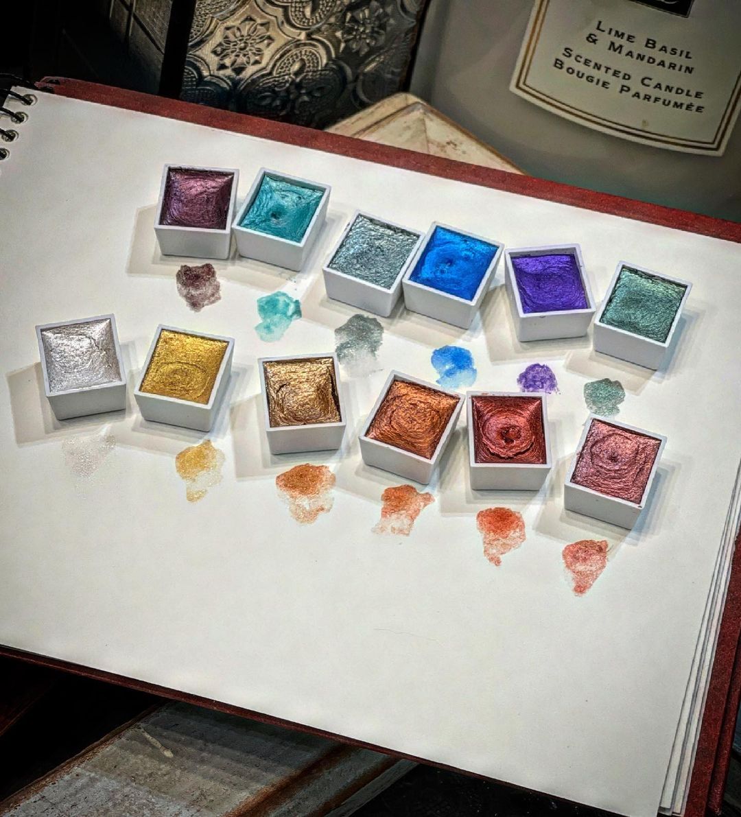 RUYIYA PEARLESCENT WATERCOLOR SET