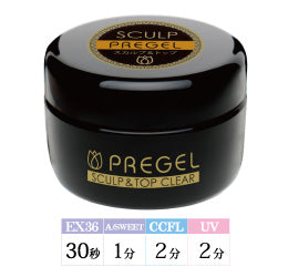 PREGEL SCULP & TOP (SOAK OFF SEMI HARD GEL)