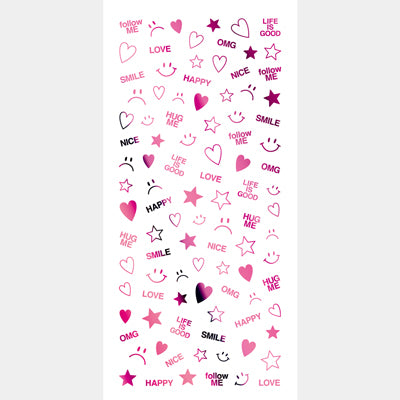 TSUMEKIRA ASAMI JINGU × METALLIC MESSAGE PINK | SG-PRD-112 [DISCONTINUED]